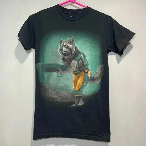 Marvel Guardians Of The Galaxy Black shirt size XS - Picture 1 of 8